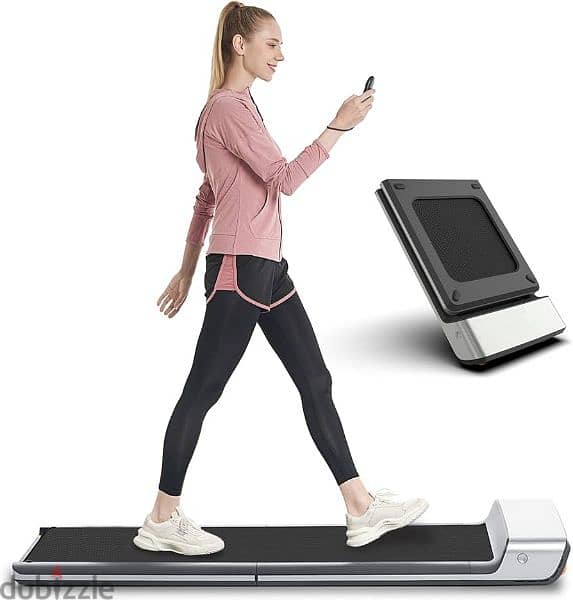 folding treadmill flat with remote controls 4