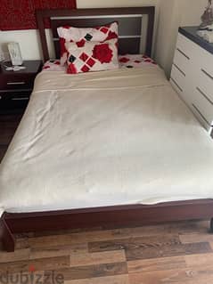 single bed & matress 0