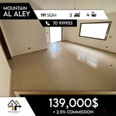 apartments in aley for sale - شقق في عالية  للبيع