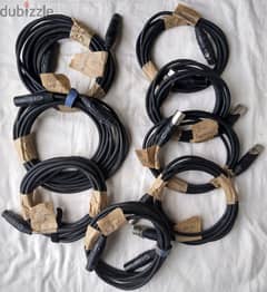 Audio Cables various lengths and brands - XLR, Snake Cables, Adapters 0