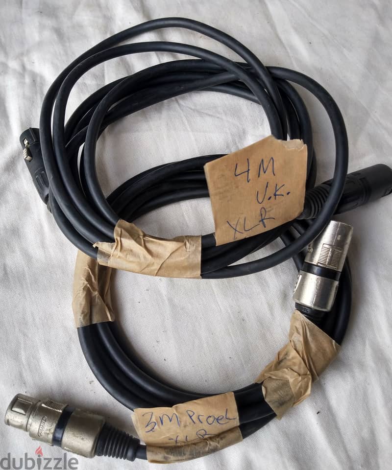 Audio Cables various lengths and brands - XLR, Snake Cables, Adapters 3