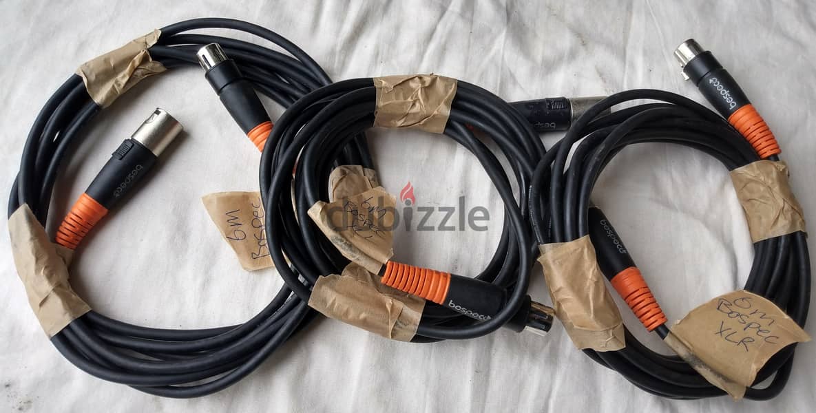 Audio Cables various lengths and brands - XLR, Snake Cables, Adapters 5