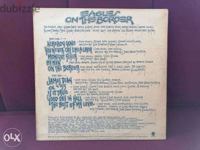 On The Border - Eagles - Vinyl - 1974 1