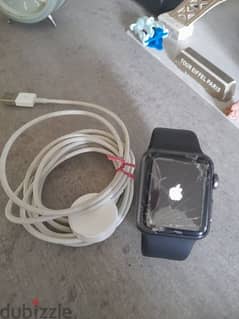 Apple watch series 1 with charger.