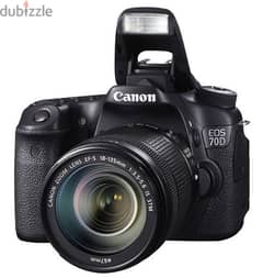 Canon 70d with lens 18 135