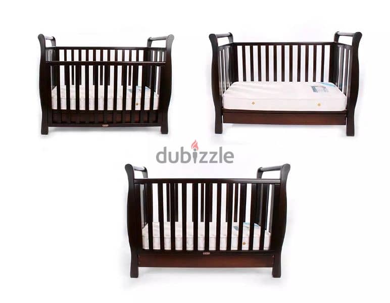LoveNCare Miami Cot 3 In 1 (With drawer and beddings) - Like New 1