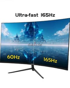 PRECHEN 27 inch frameless 240 Hz curved gaming monitor/ 3$ delivery
