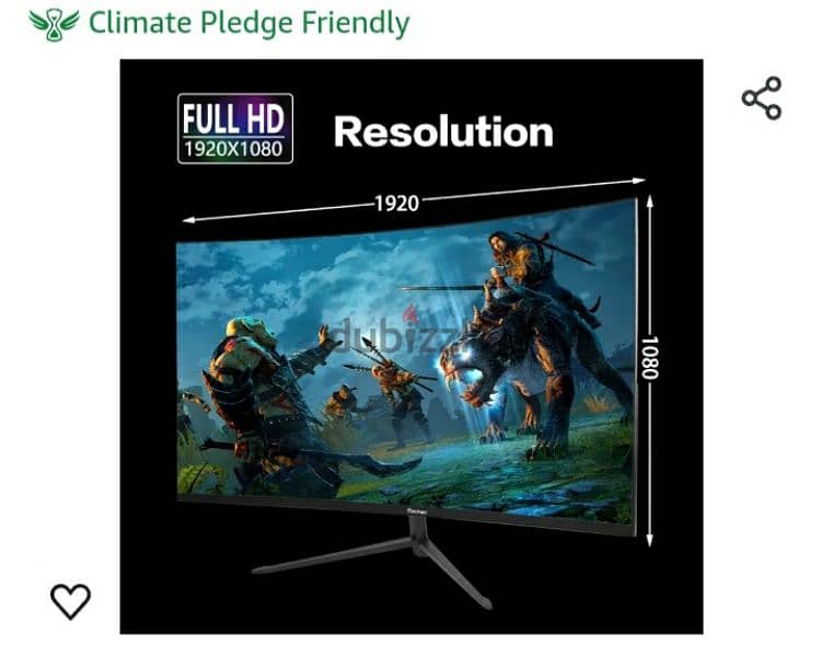 PRECHEN 27 inch frameless 165 Hz curved gaming monitor/ 3$ delivery 3