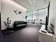 Luxury Furnished Office For Rent In Achrafieh | مكتب مفروش للايجار
