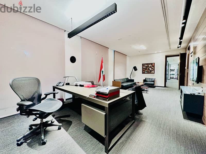 Luxury Furnished Office For Rent In Achrafieh | مكتب مفروش للايجار 11