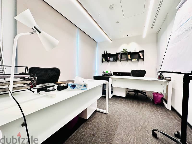 Fully Decorated Office For Rent Not Furnished 2