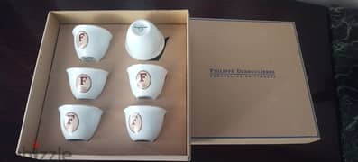 coffee cup porcelaine new deshoulières Fauchon 0