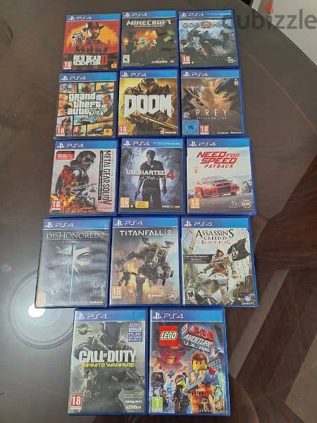 PS4 GAMES USED FOR SALE OR TRADE 1