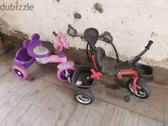 2 bicycles for children each one 10$