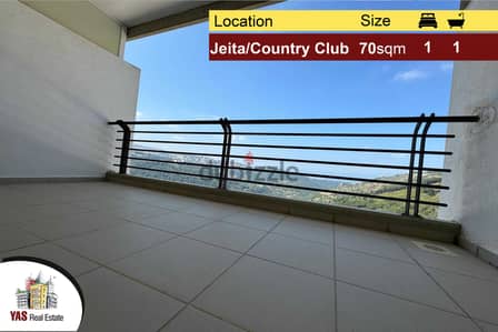 Jeita Country Club 70m2 | Luxury | prime Location | AC |