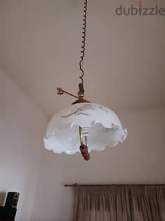 antique opaline chandelier 0