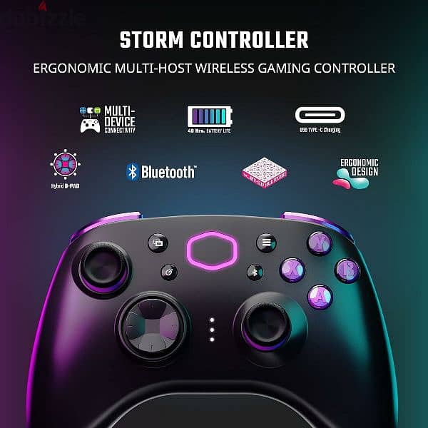 Cooler Master Storm Controller Wireless Gaming   Wireless, Bluetooth 3