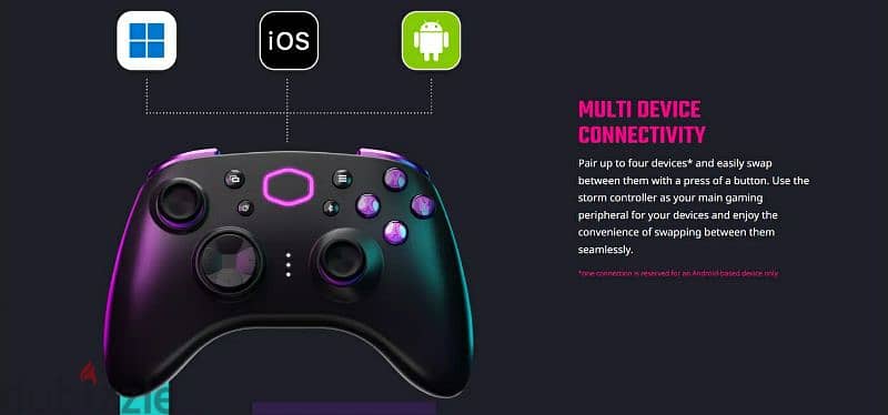 Cooler Master Storm Controller Wireless Gaming   Wireless, Bluetooth 6