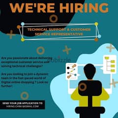 Hiring system operators and Customer service