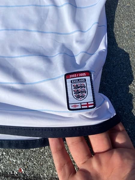 Authentic England shirt football 2003 4