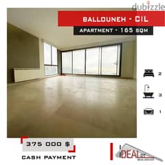 Prime Location! Apartment for sale in Cil Ballouneh 165 sqm rf#nw56345 0