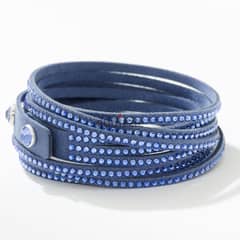 Swarovski Blue Double Wrap Bracelet 0