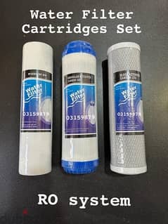 cartridges set for water filters