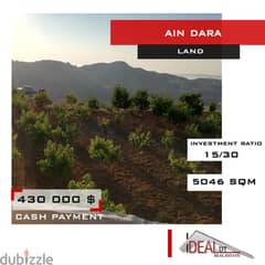 Land for sale in Ain Dara 5046 sqm ref#sch251أرض للبيع في عين دارة