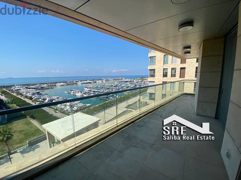 Waterfront City Dbayeh/ Apartment for Rent/ Full Marina View 1800$ 1