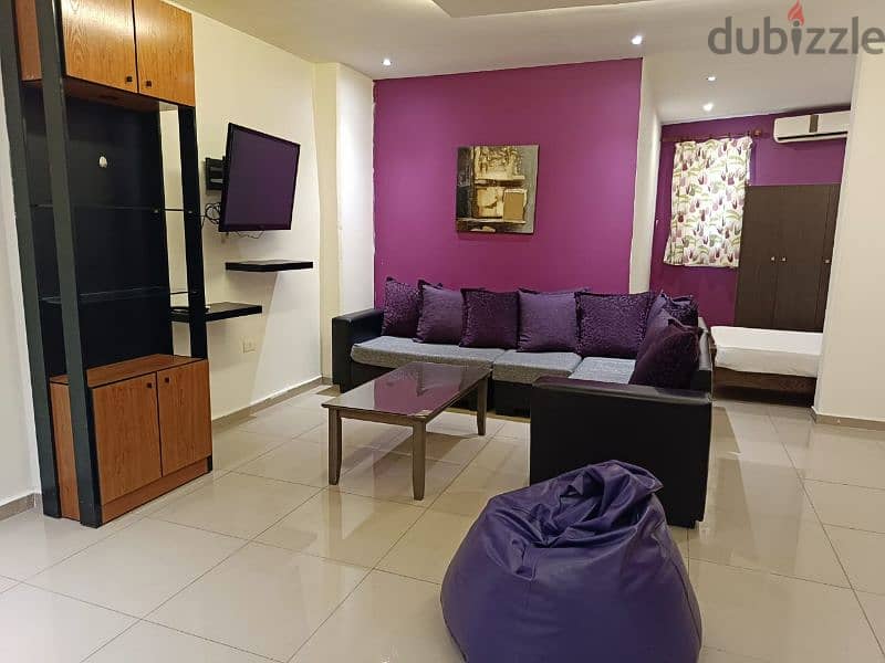 furnished studio for rent in mansourieh ستوديو مفروش للايجار في منصور 4