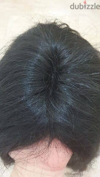 New Wig (Karkafi Hair) Natural hair, black 90cm 3