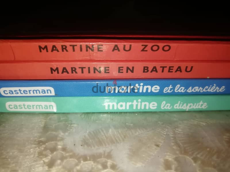 Martine story books french 4 for 10$ each for 3$ 2