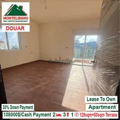 108000$!! Lease to Own Apartment for sale located in Douar 0