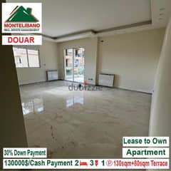 130000$!! Lease to Own Apartment for sale located in Douar 0