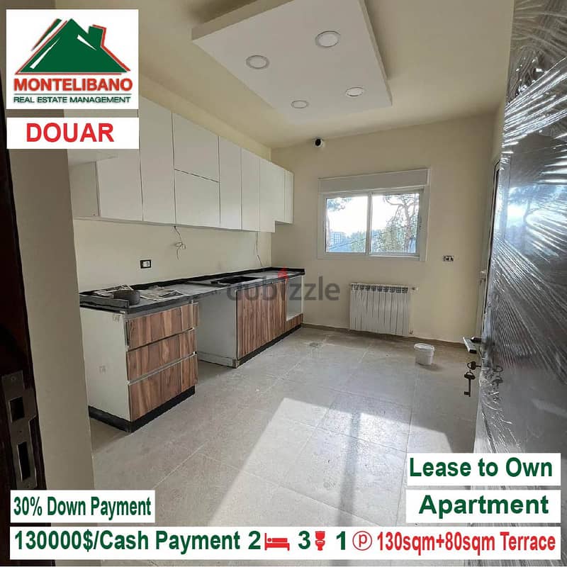 130000$!! Lease to Own Apartment for sale located in Douar 3