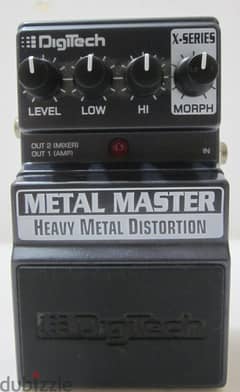 DigiTech XMM Metal Master - Heavy Metal Distortion Guitar Pedal 0
