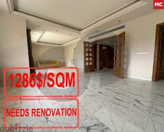 1286$/SQM apartment in Rabieh!/الرابية REF#MC104389