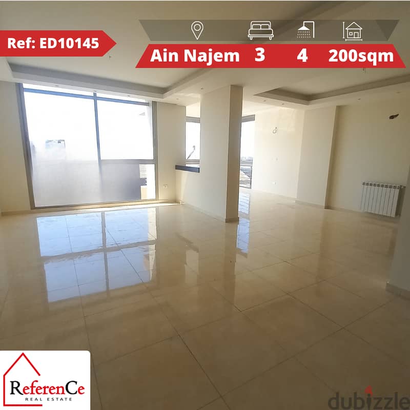 Amazing Apartment in Ain Najem  شقة جديدة وجميلة في عين نجم 0