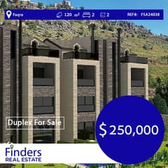 A Duplex For Sale In Faqra ! |  ! دوبلكس للبيع في فقرا 0