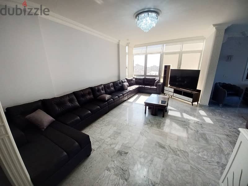 Sea view furnished apartment for sale in Naqqacheشقة مفروشة مطلة 3