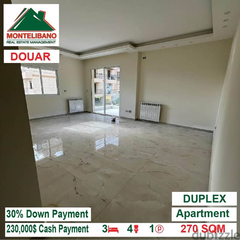 230000$!! Duplex Apartment for sale located in Douar 1