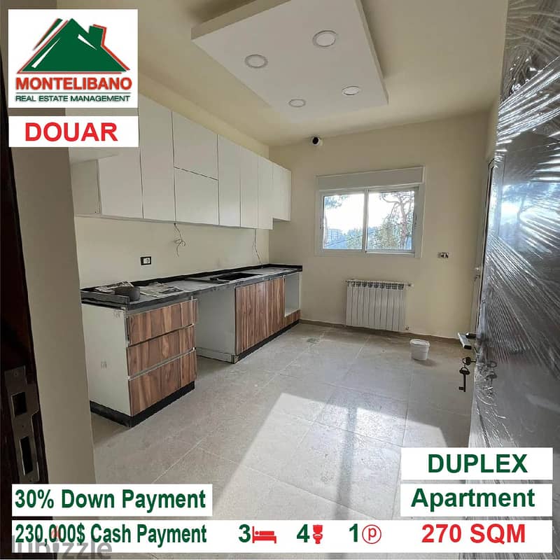 230000$!! Duplex Apartment for sale located in Douar 4