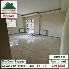 220,000$!! Duplex Apartment for sale located in Douar