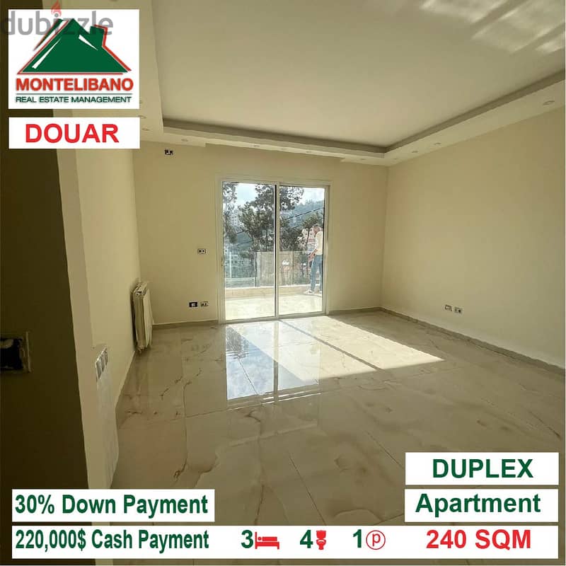 220,000$!! Duplex Apartment for sale located in Douar 2