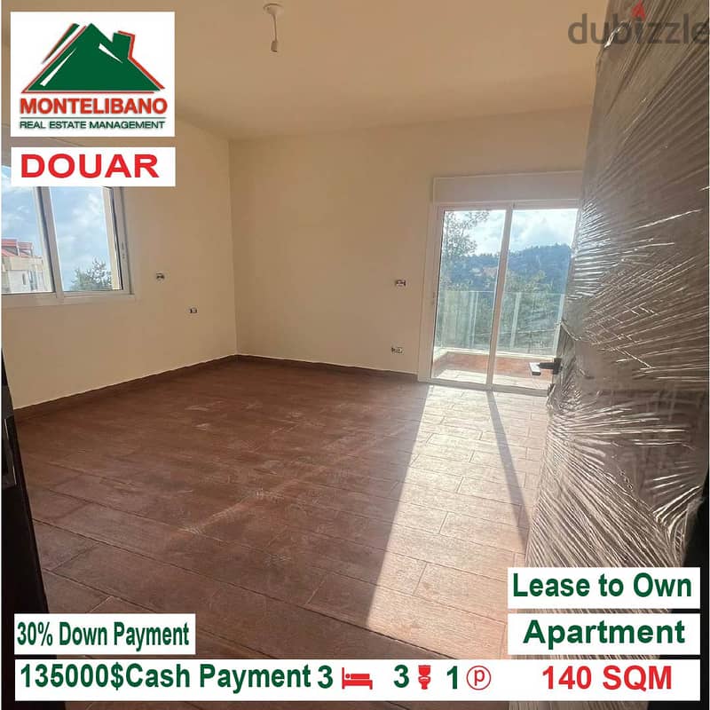 135000$!! Lease to Own Apartment for sale located in Douar 1
