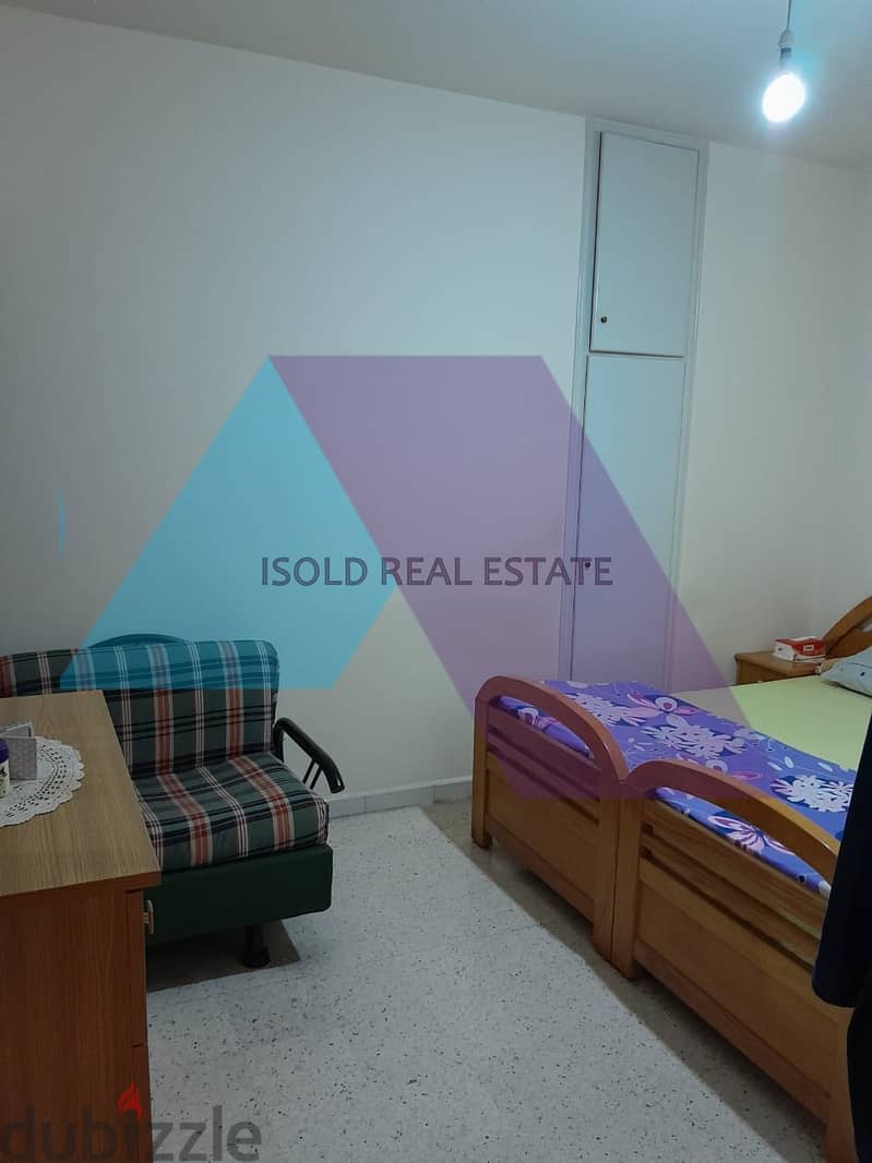 Semi furnished 130 m2 apartment+ sea view for sale in Zouk Mosbeh 8