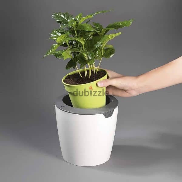 german store lazy leaf pot with watering system 4