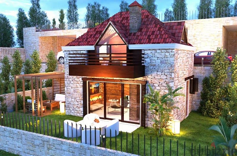Villa for sale in Mechmech - Kfarsama (Independent Stone House) 1