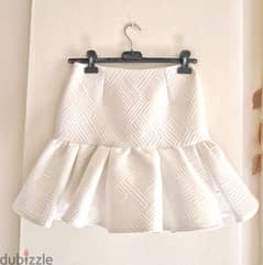 Unique White Skirt