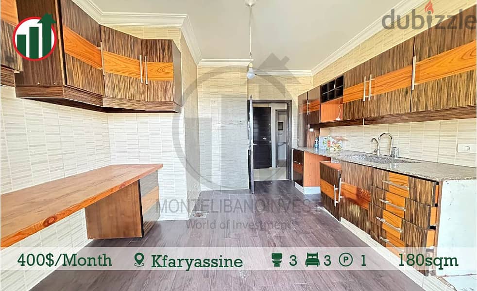 Apartment for rent in Kfaryassine! 2